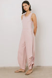 Tristan Knit Jumpsuit in Pink FINAL SALE