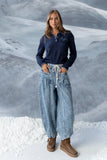 Apres Knit Sweater in Navy FINAL SALE