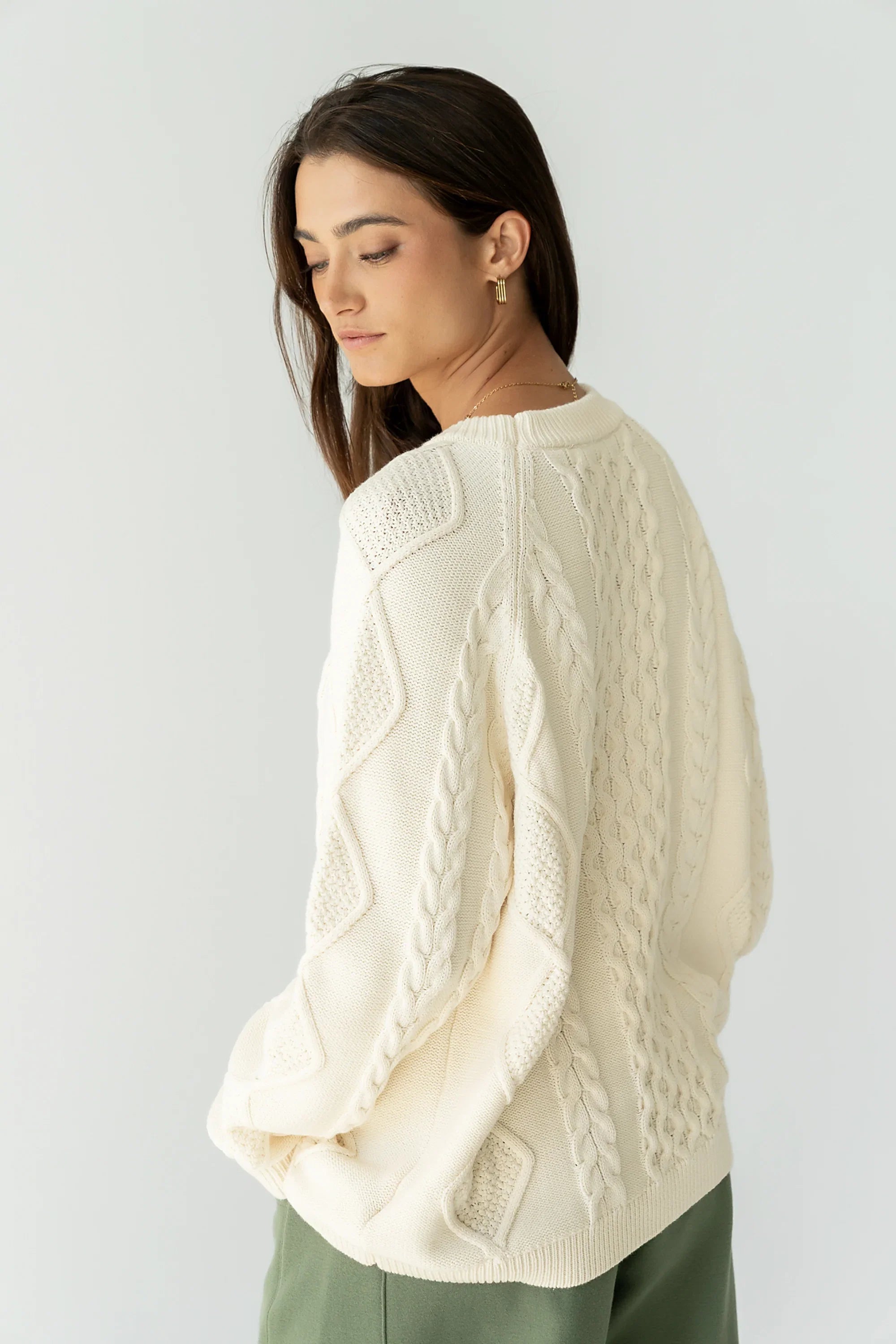 Toni Cable Knit Sweater FINAL SALE