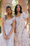 Kendry Floral Maxi Dress in Blue FINAL SALE