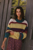 Tennyson Striped Sweater in Green FINAL SALE
