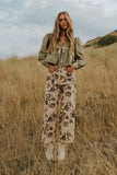 Iris Floral Wide Leg Pants FINAL SALE