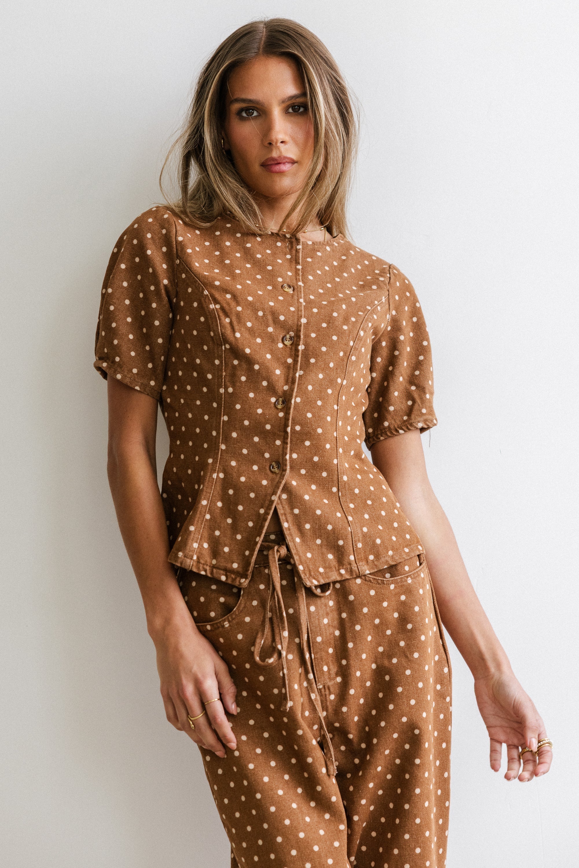 Tony Polka Dot Blouse
