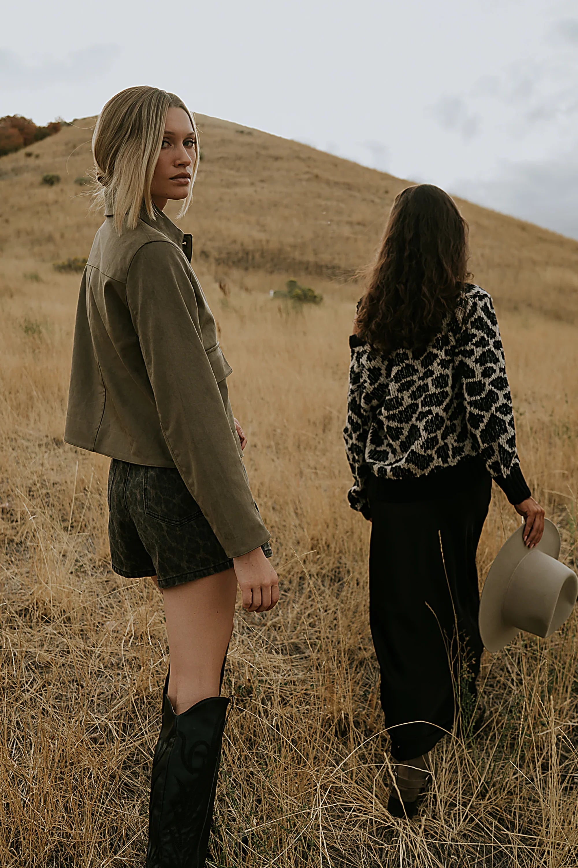 Aden Suede Jacket in Olive FINAL SALE