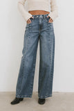 Oriella Wide Leg Jeans in Medium Wash FINAL SALE