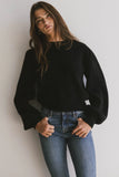 Amber Knit Sweater in Black FINAL SALE