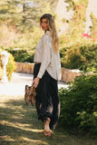 Avery Crinkle Joggers in Black FINAL SALE