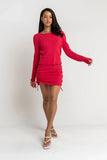 Rustin Textured Mini Skirt