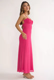 ESTHER MAXI DRESS FUCHSIA