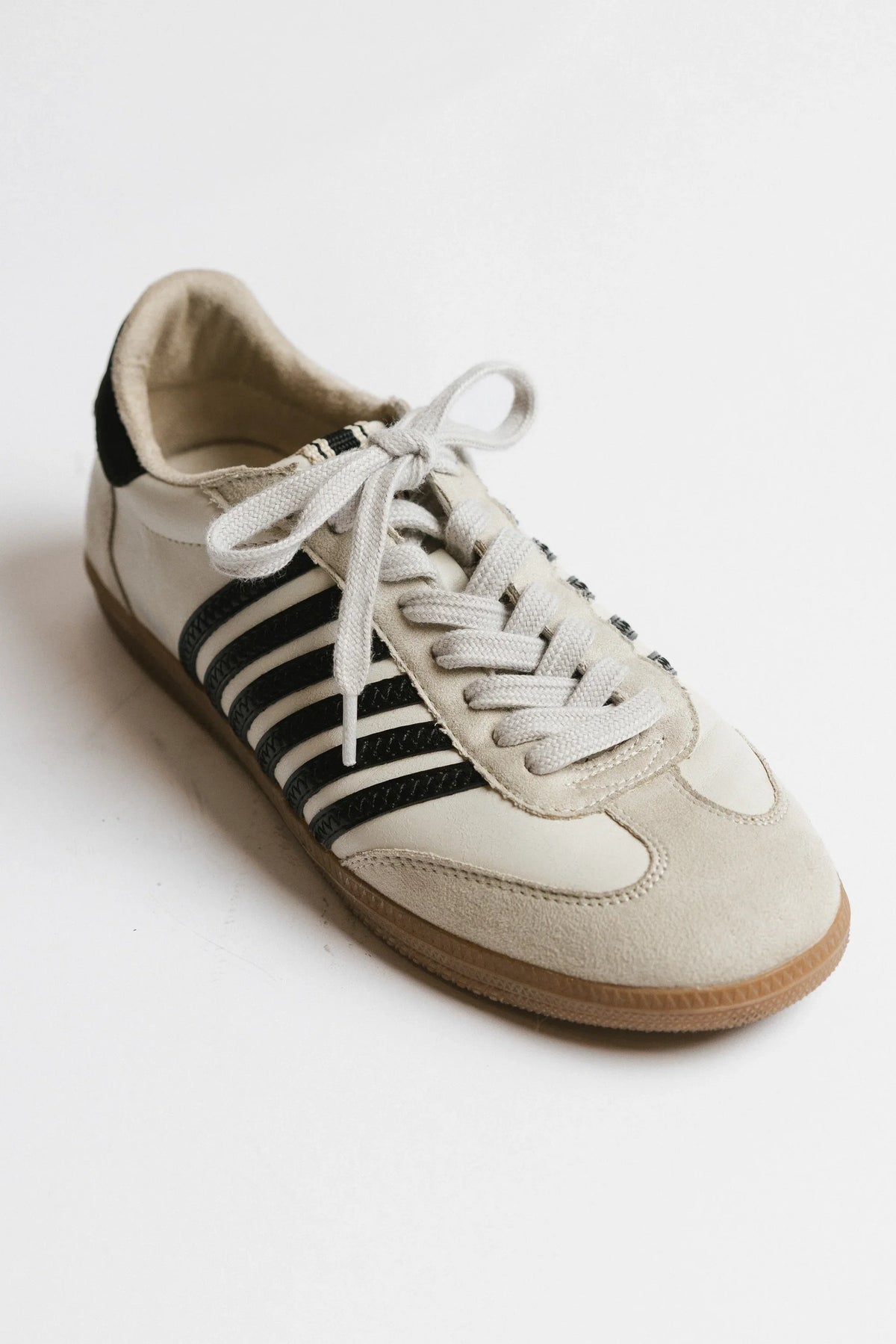Stevie Striped Sneaker in Black FINAL SALE