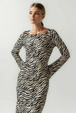 Melody Zebra Ultra Maxi Dress FINAL SALE