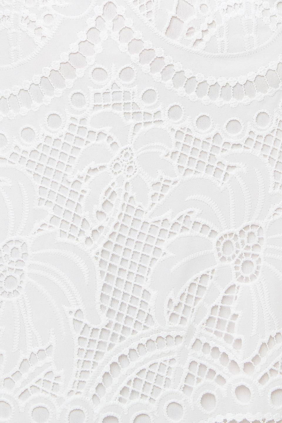 JOSEPHINE LACE MIDI DRESS OFF WHITE