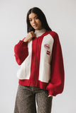 Paula Oversized Jacket in Red