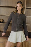 Marissa Knit Sweater in Brown