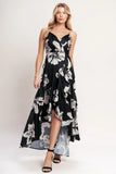 ETERNAL FLORA BLACK MAXI DRESS FINAL SALE