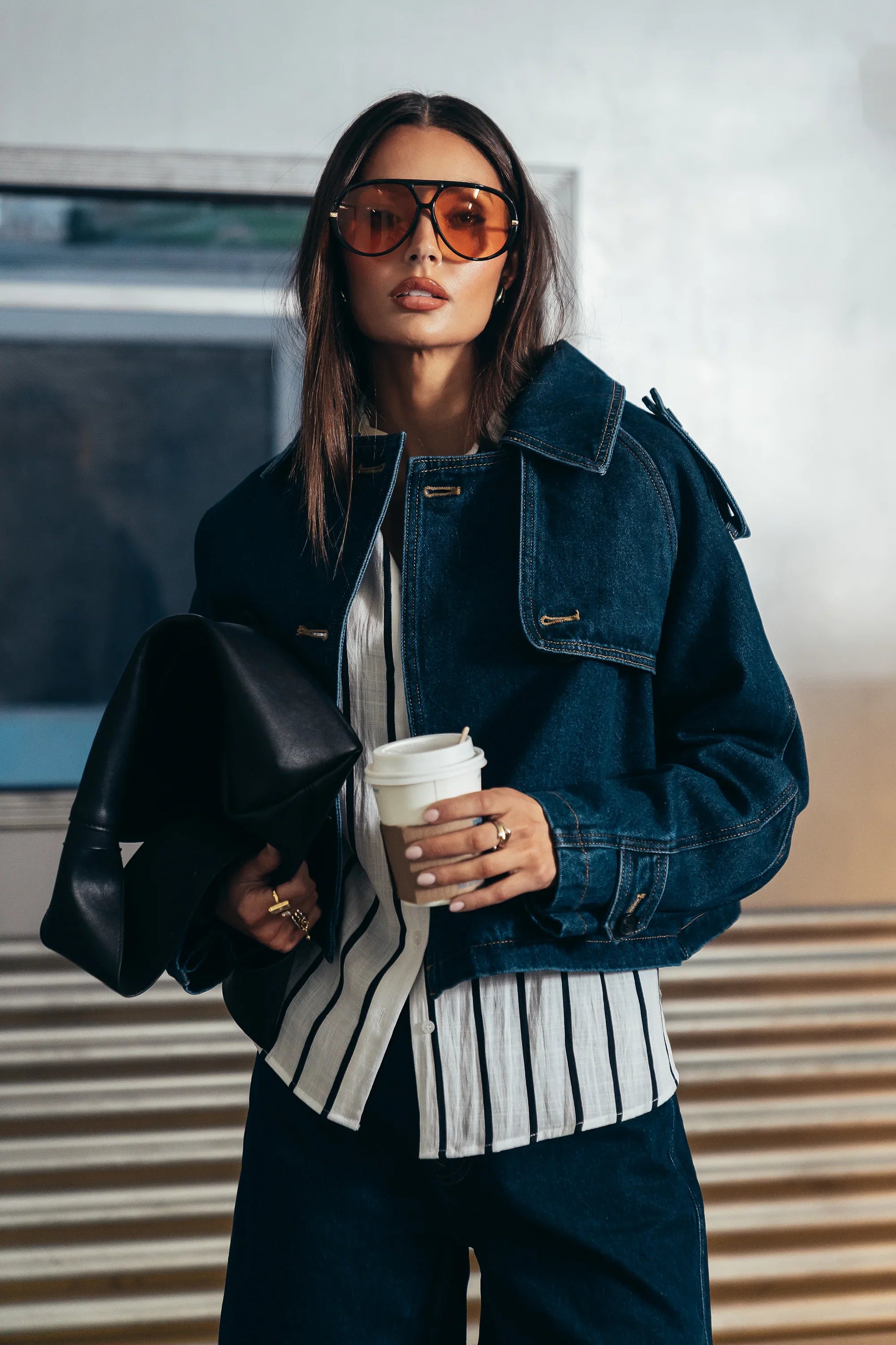 Sally Cropped Trench Coat