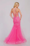 Hera Gown Baby Blue Tulle Floral Lace Mermaid Dress