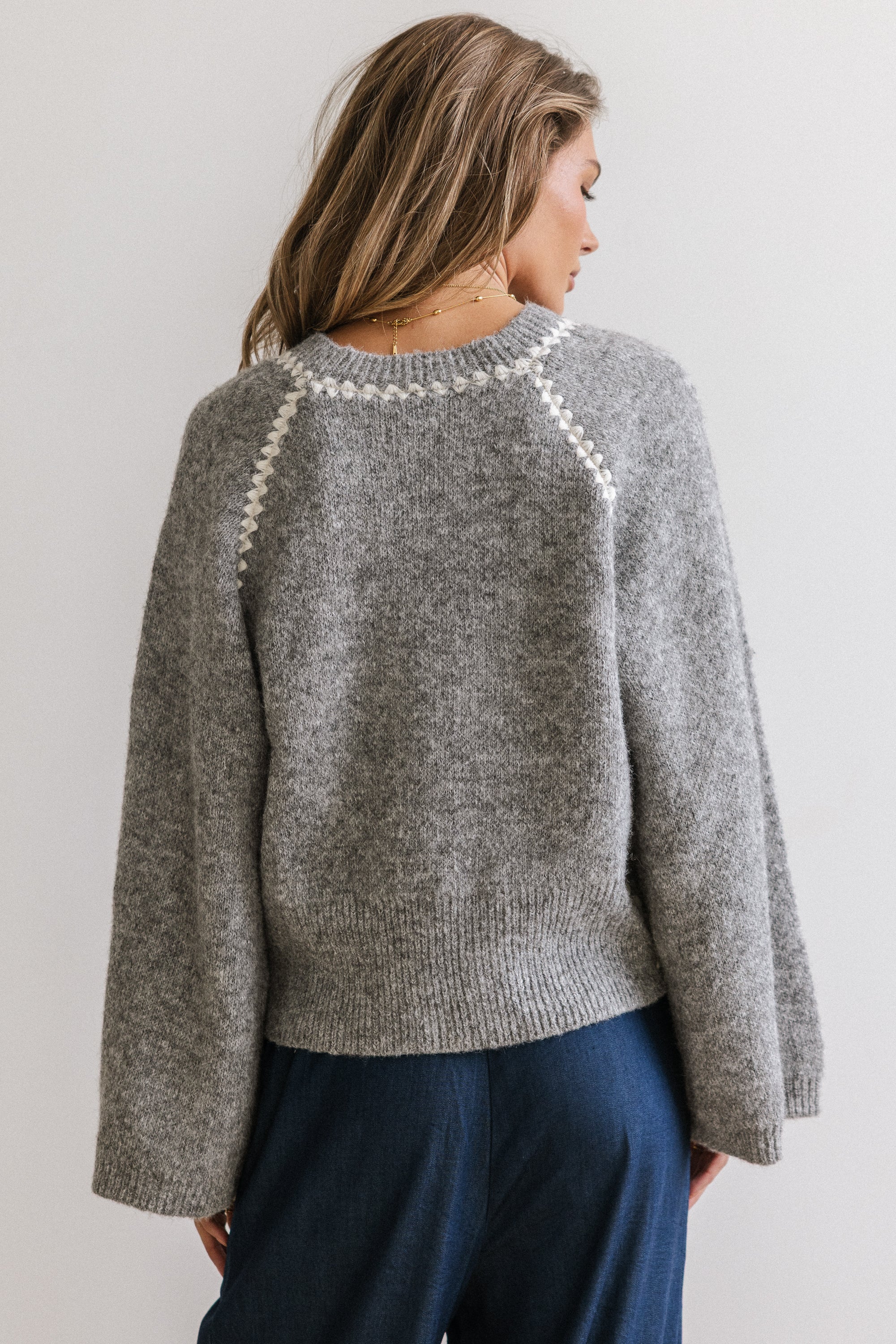 Maddy Ric Rac Knit Sweater