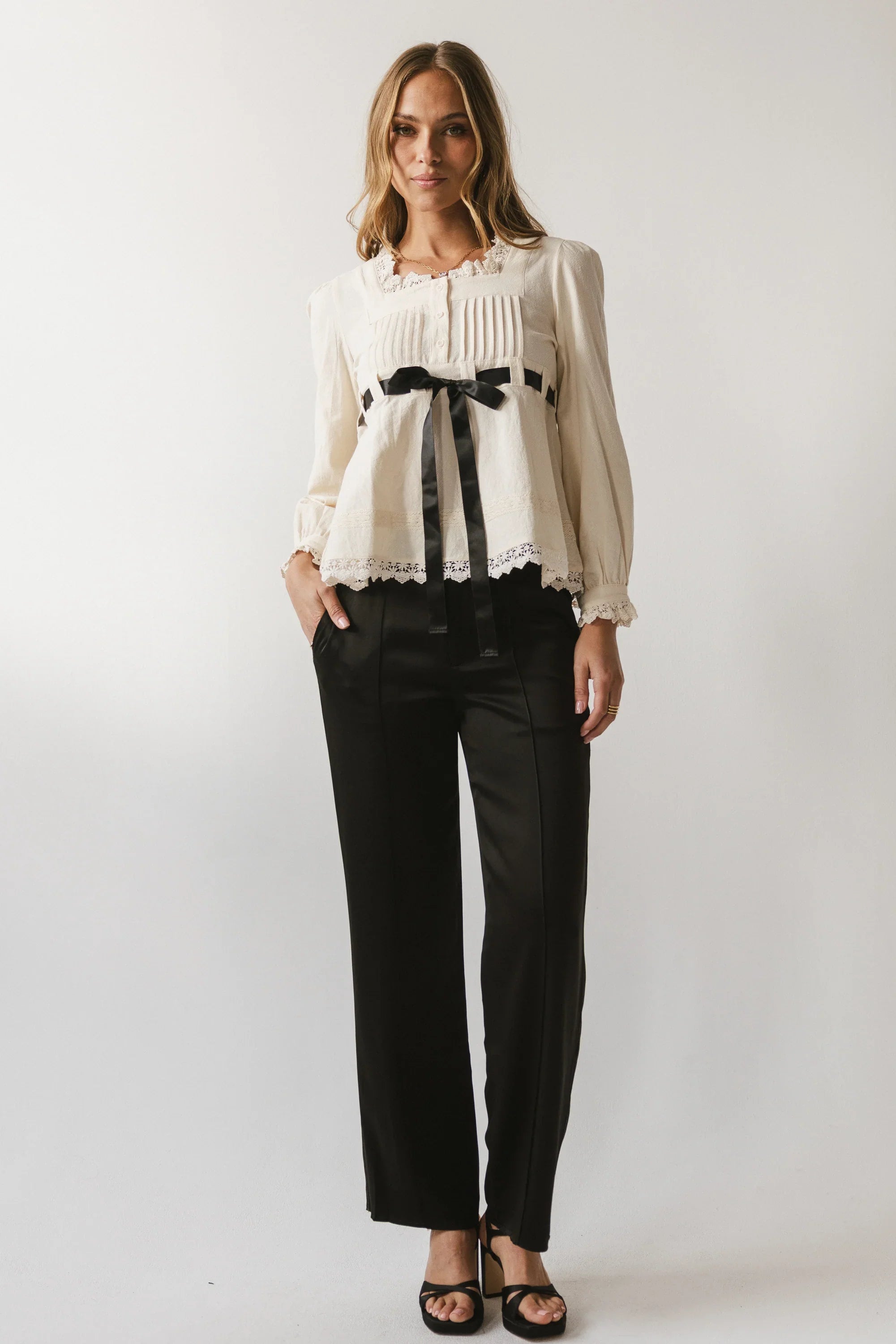 Rory Crochet Blouse FINAL SALE