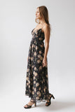 Bentley Floral Maxi Dress in Navy