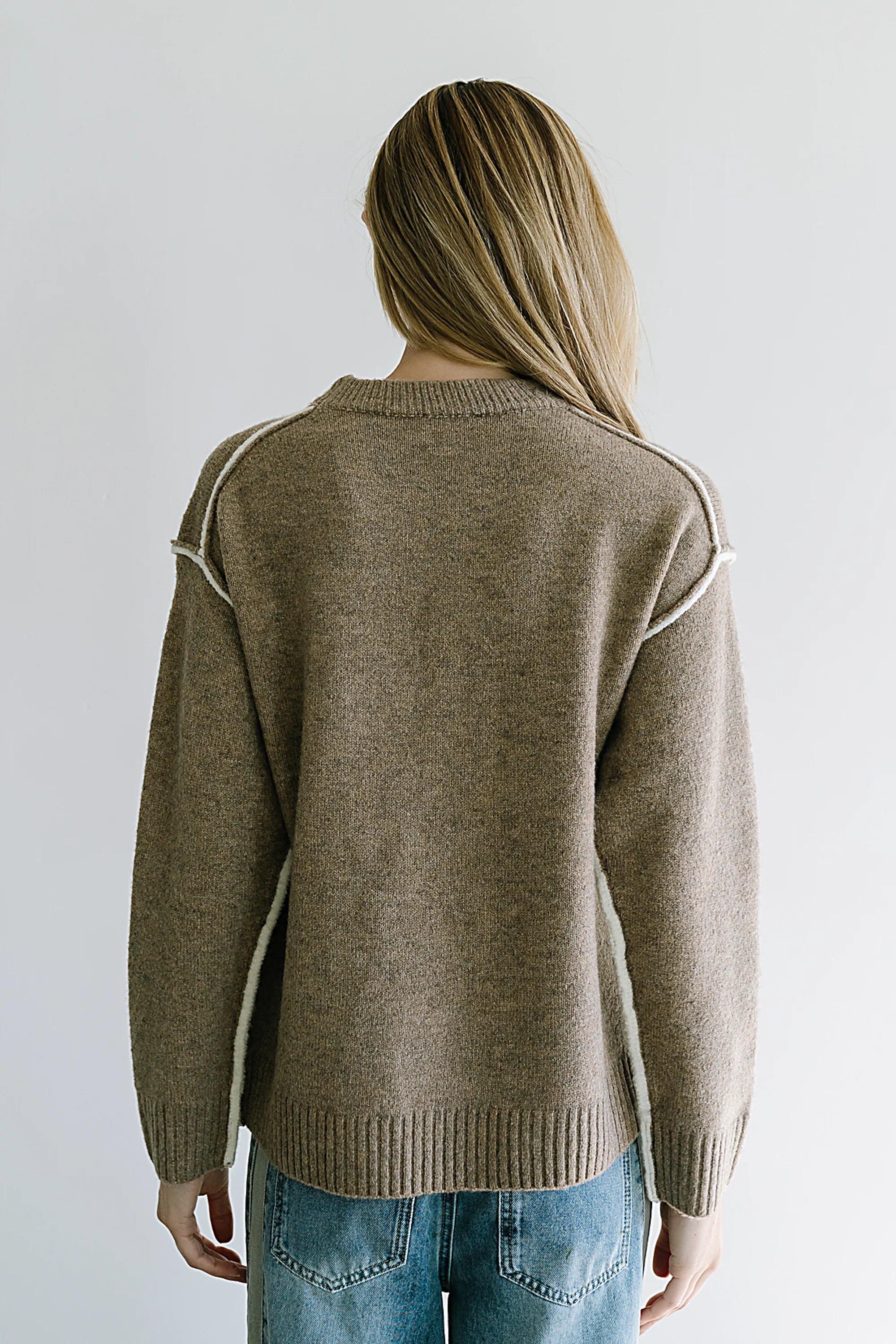 Brea Contrast Sweater FINAL SALE