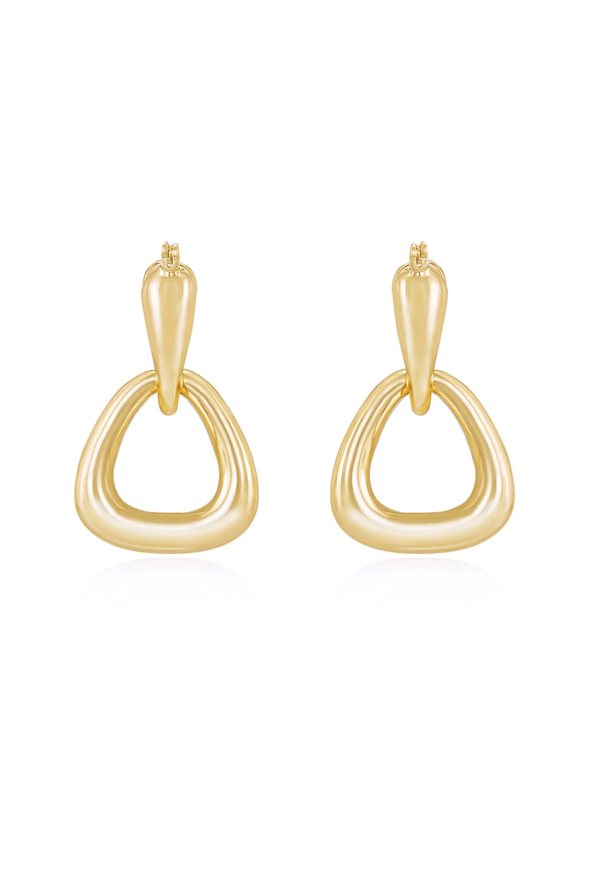 Baby Double Dangle Hoop Earrings