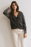 Lane Cable Knit Cardigan FINAL SALE