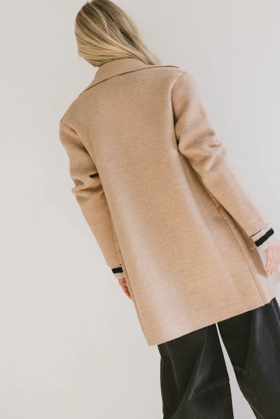 Micha Knitted Cardigan in Mocha FINAL SALE