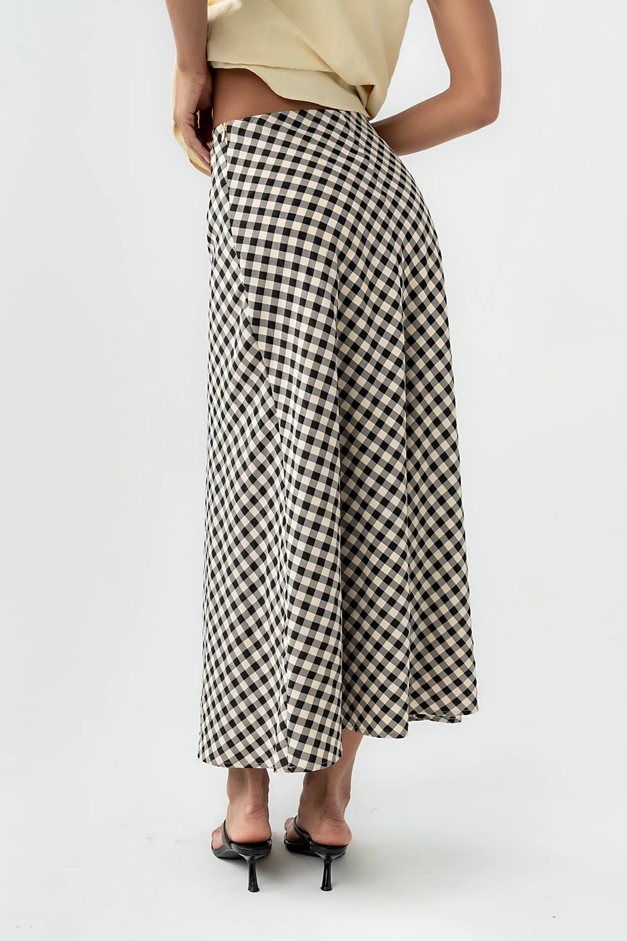 Posie Gingham Maxi Skirt