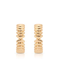 Medium Metal Moderna Hoops