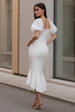 Diana Midi Dress White