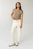 Zoey Knit Sweater in Taupe