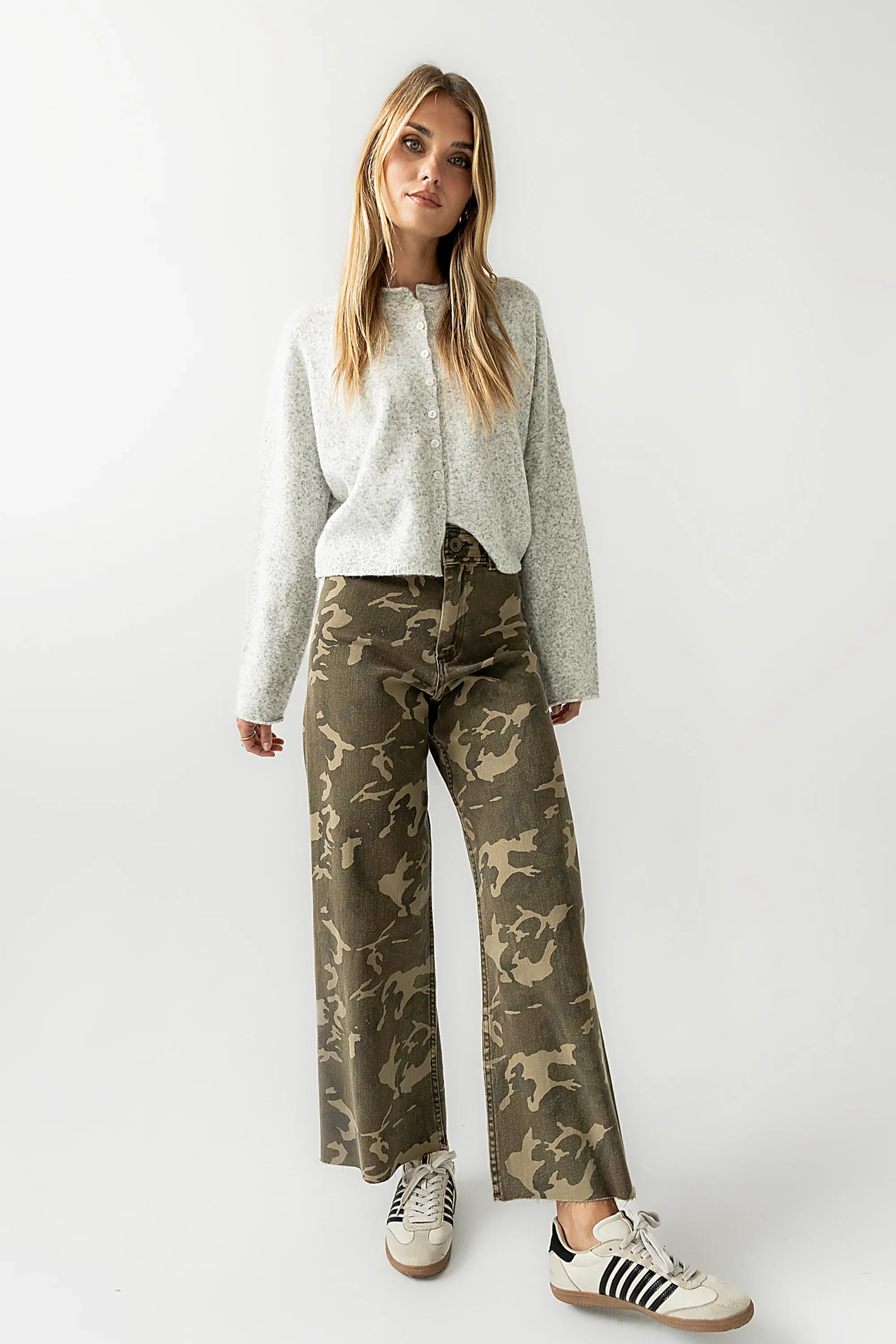 Atlas Camo Wide Leg Jeans FINAL SALE