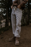 Jocelyn Barrel Jeans in Brown