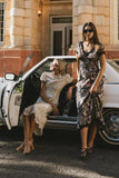 Beatriz Lace Trim Midi Dress FINAL SALE