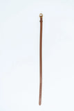 Delia Brushed Gold Belt in Tan