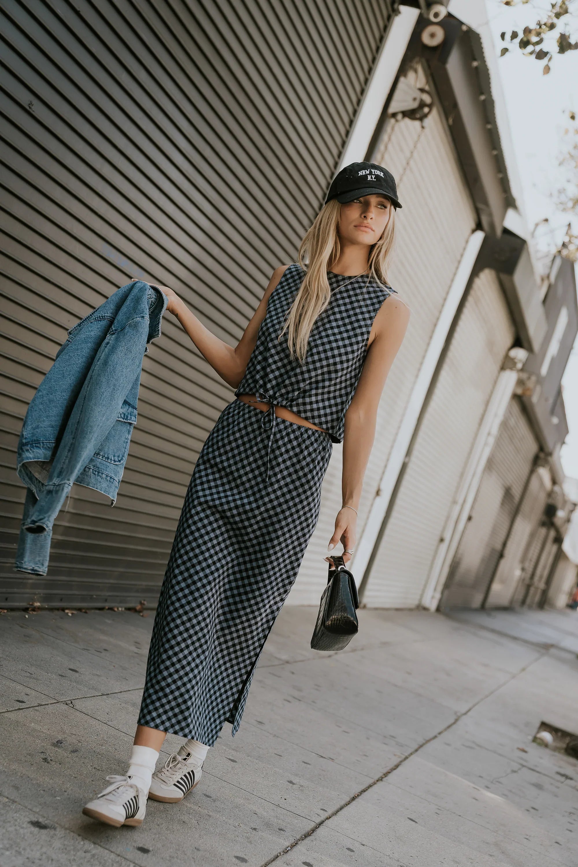 Baylor Plaid Tank