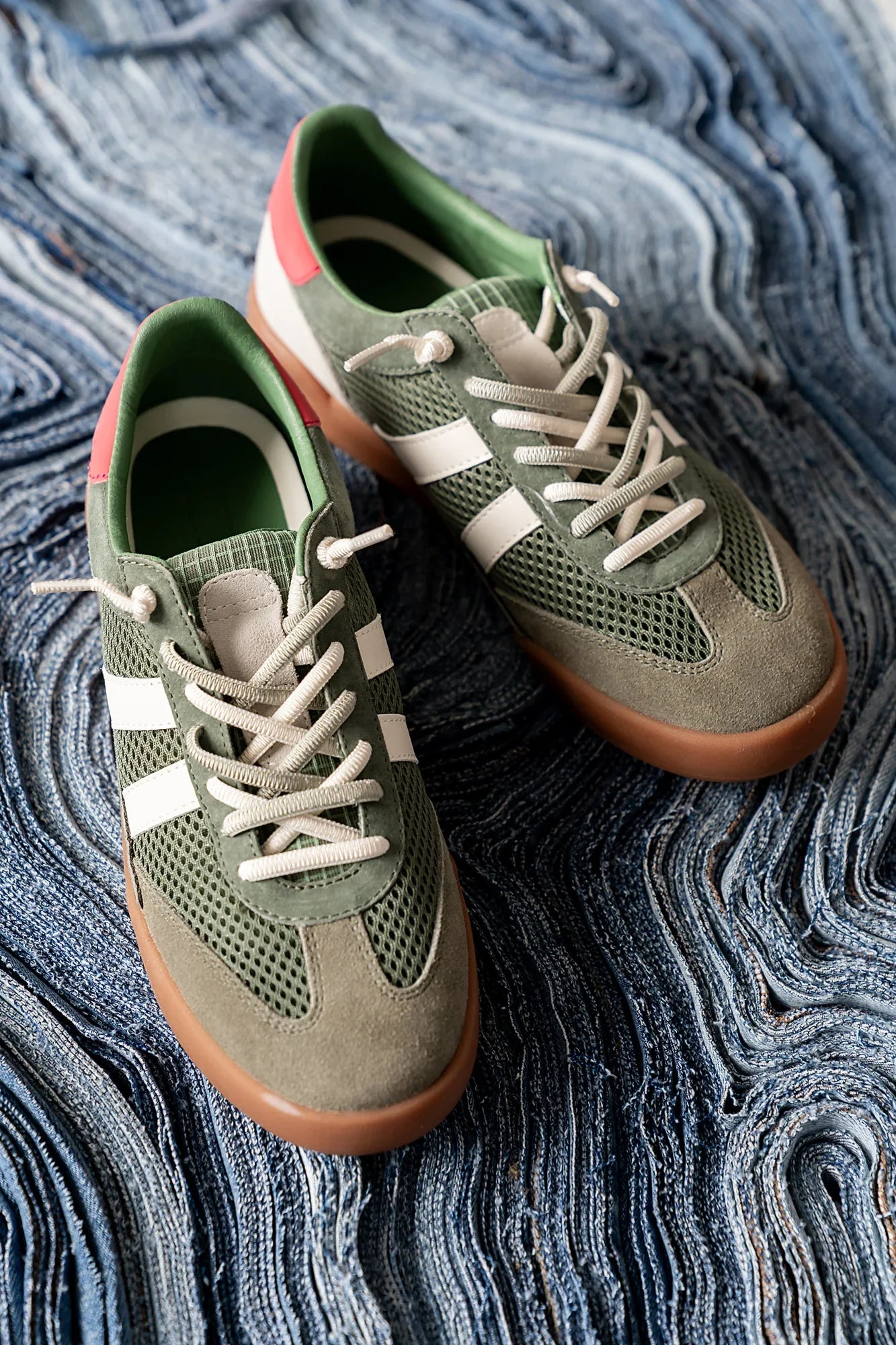 Steve Madden Verdict Sneakers in Green FINAL SALE