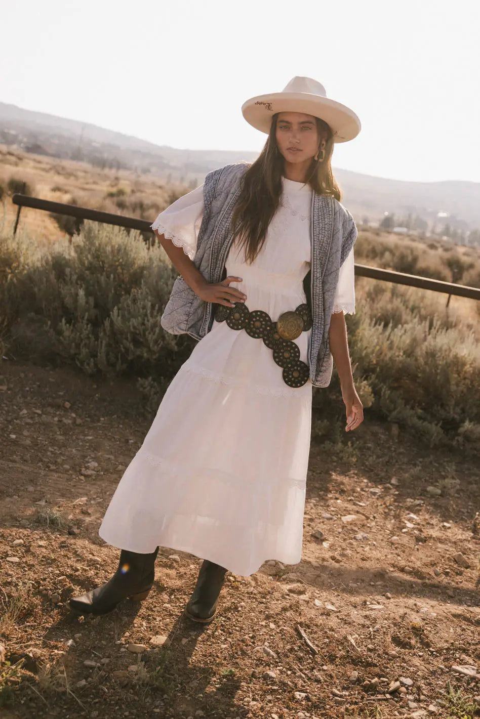 Berenice Eyelet Lace Dress FINAL SALE