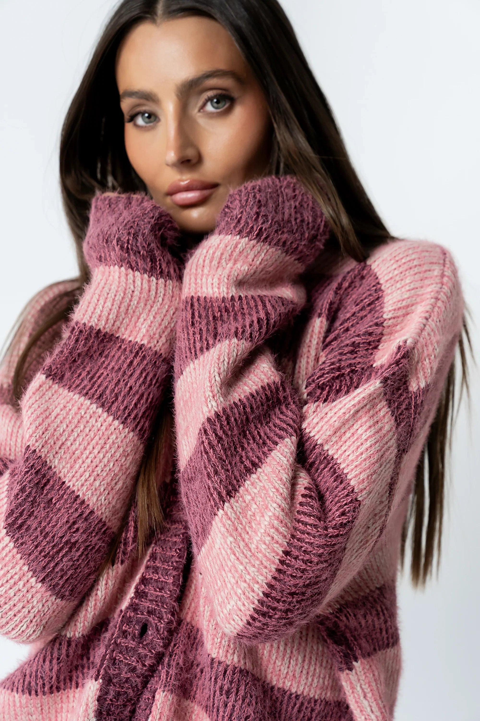 Russel Oversized Sweater in Pink
