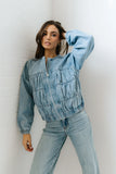 Juney Cinched Denim Jacket FINAL SALE