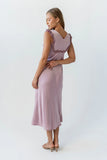 Tracey Maxi Dress in Mauve