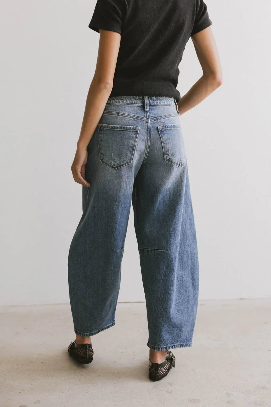 Lex Barrel Jeans in Medium Wash FINAL SALE