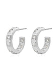 LUV AJ Mini Pyramid Stud Hoops