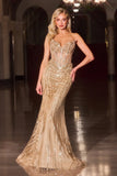 Gwyneth Gown Beaded Corset Dress