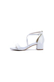 Open Toe Hollow Out Chunky Heels