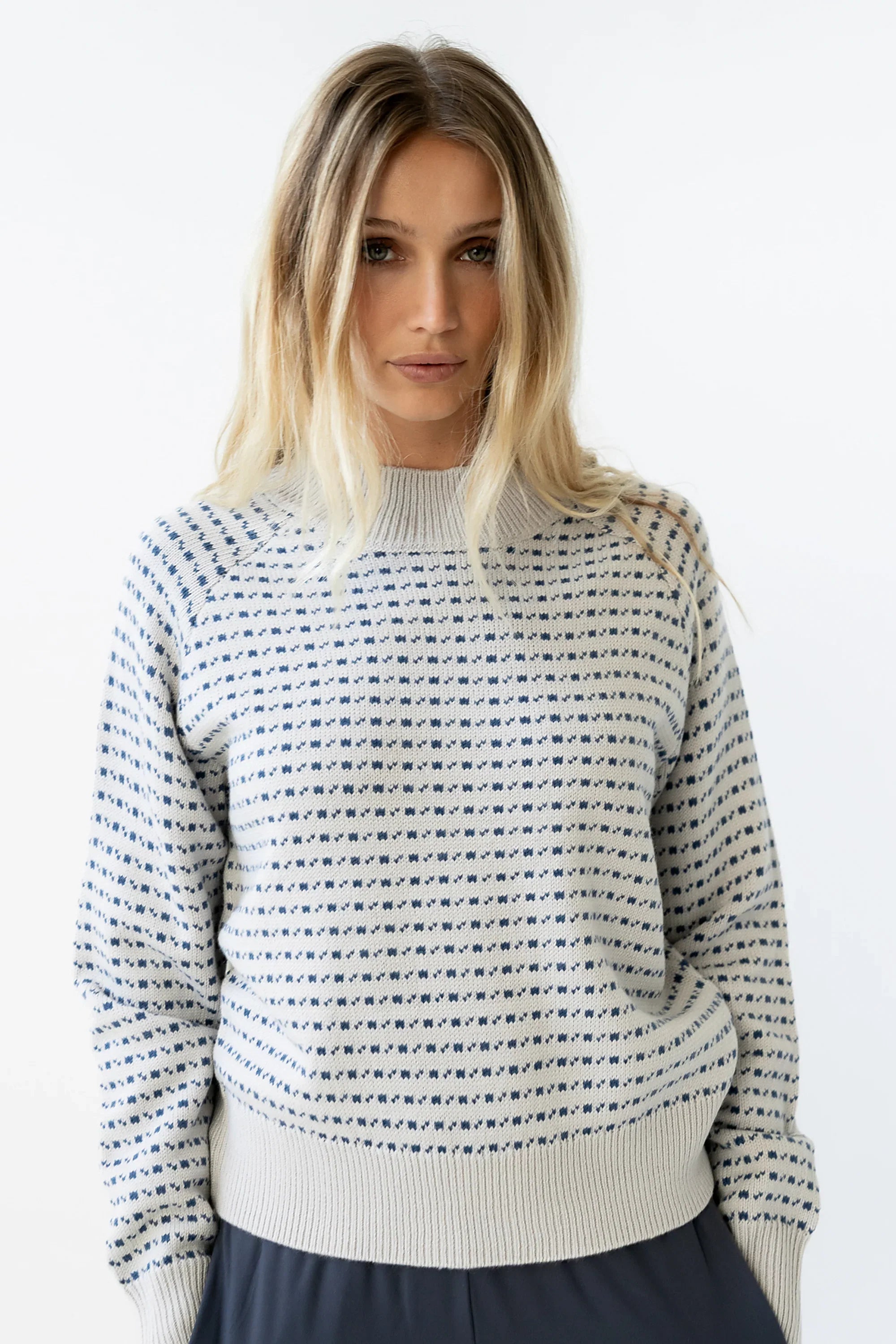 Ziggy Knit Sweater in Natural FINAL SALE