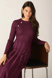 HIGH STANDARDS SWEATER MIDI DRESS FINAL SALE