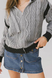 Giselle Zip Up Sweater FINAL SALE