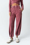 Kassie Joggers in Berry FINAL SALE